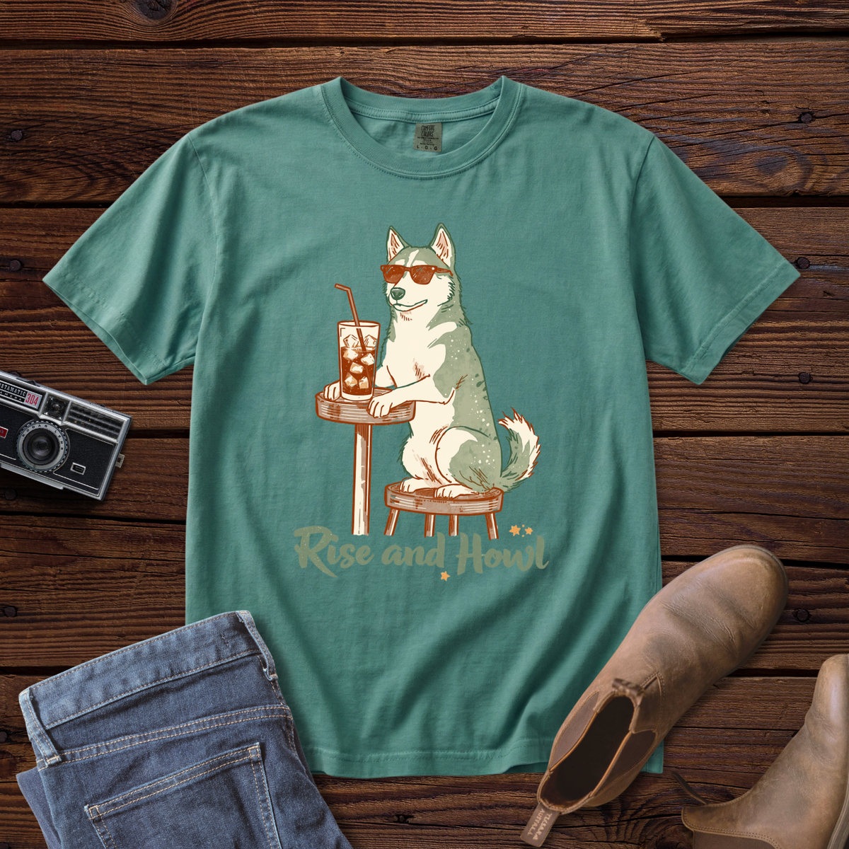 Rise and Howl Husky Tee