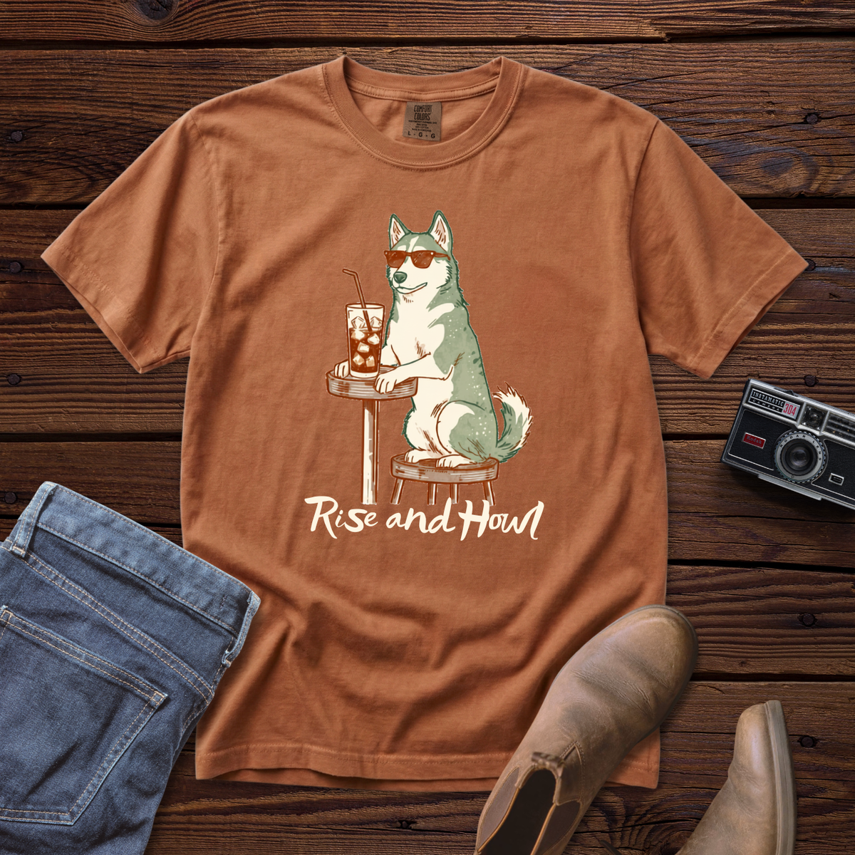 Rise and Howl Husky Tee