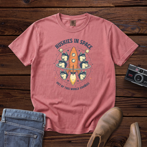 Huskies in Space Tee