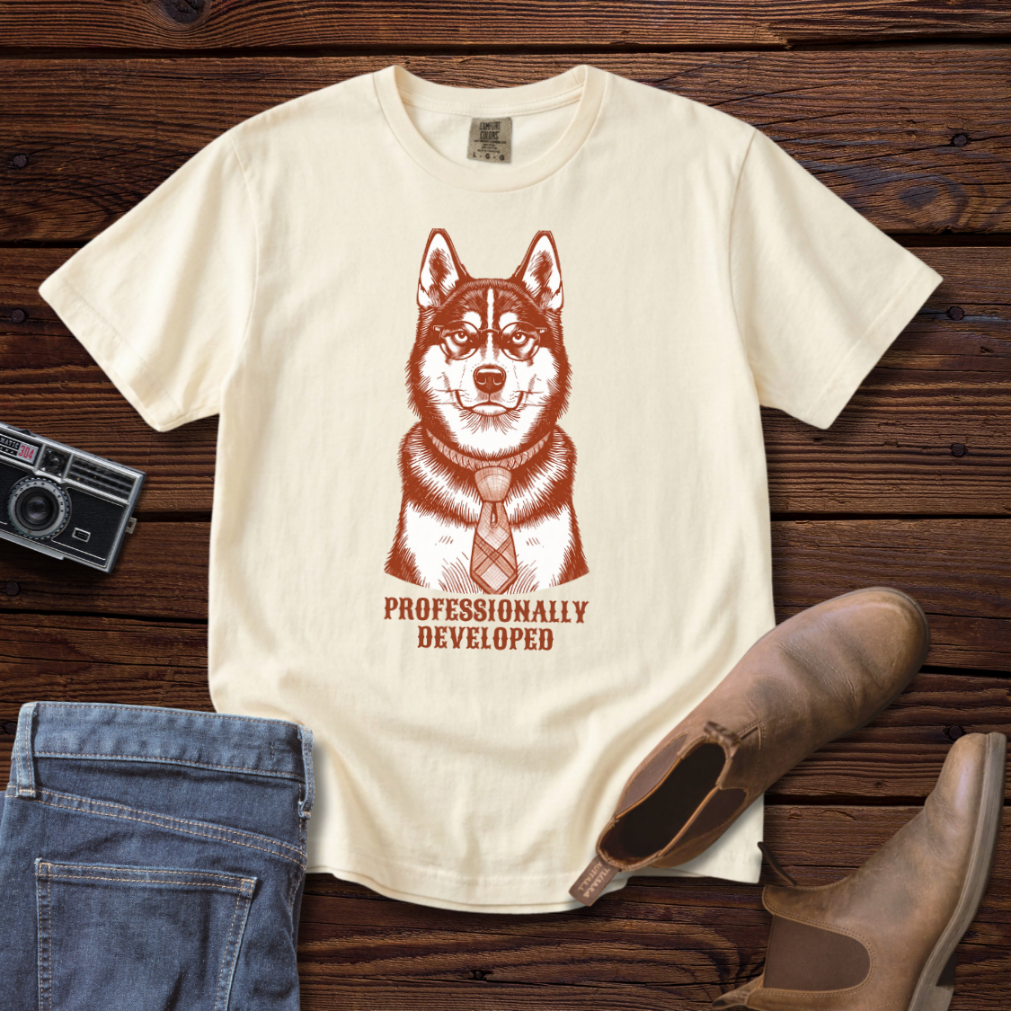 Professionally Developed Husky Tee