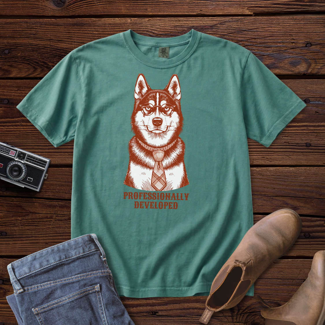 Professionally Developed Husky Tee