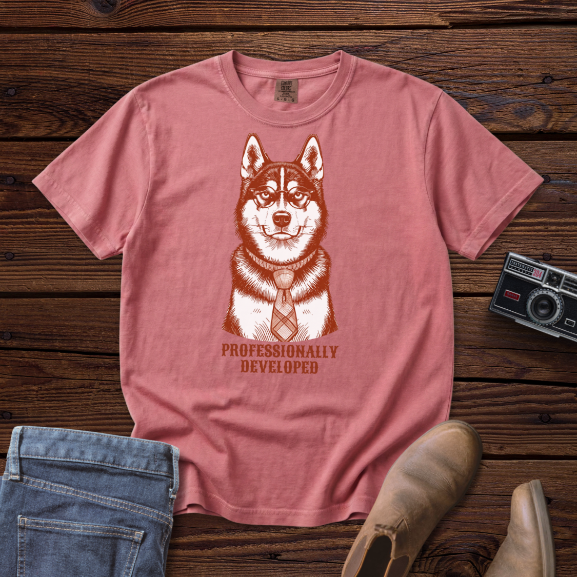 Professionally Developed Husky Tee
