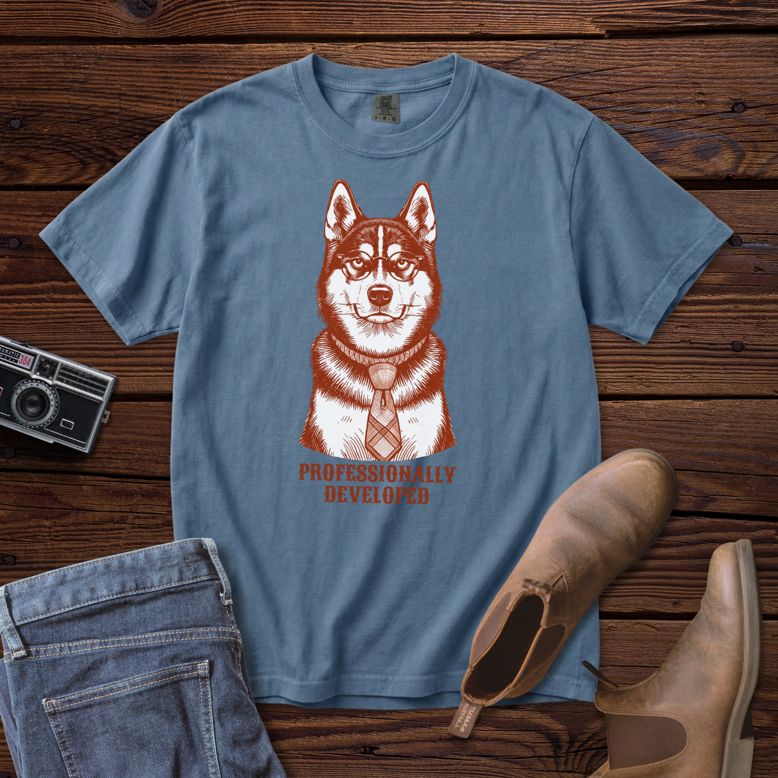 Professionally Developed Husky Tee