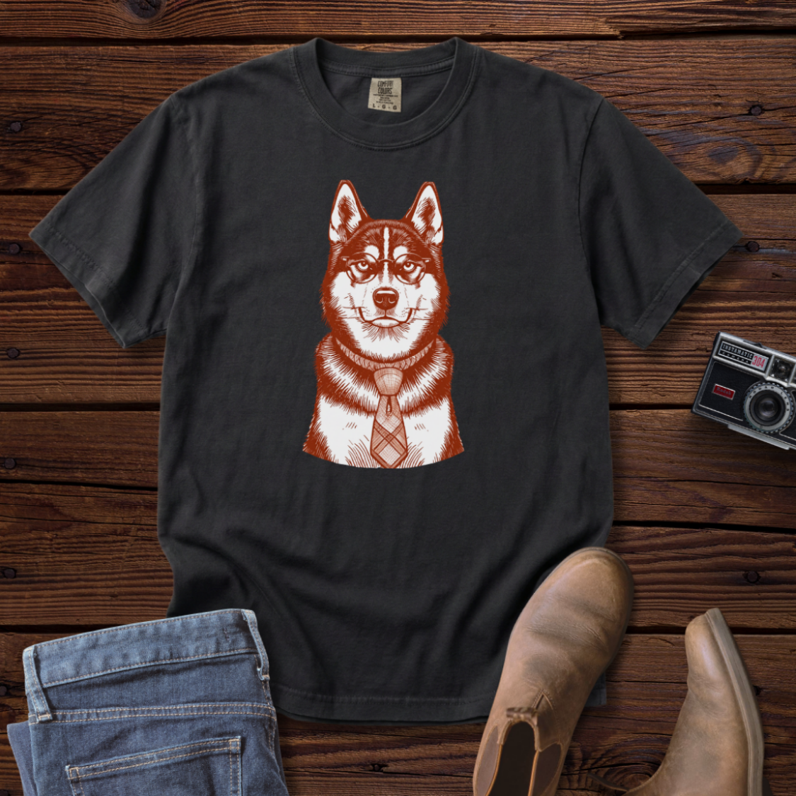 Bookish Husky Tee