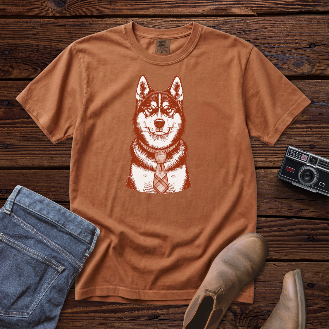 Bookish Husky Tee