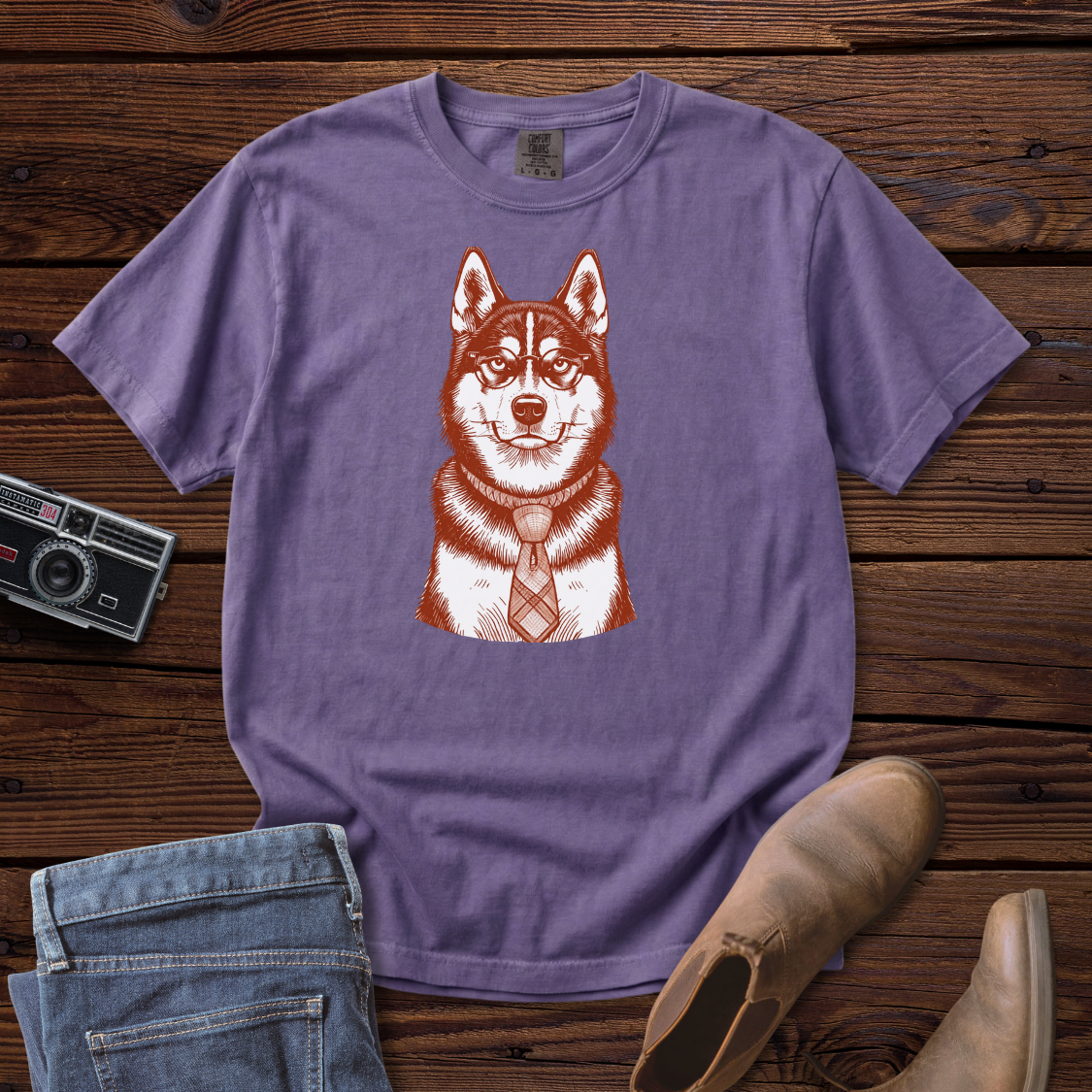 Bookish Husky Tee