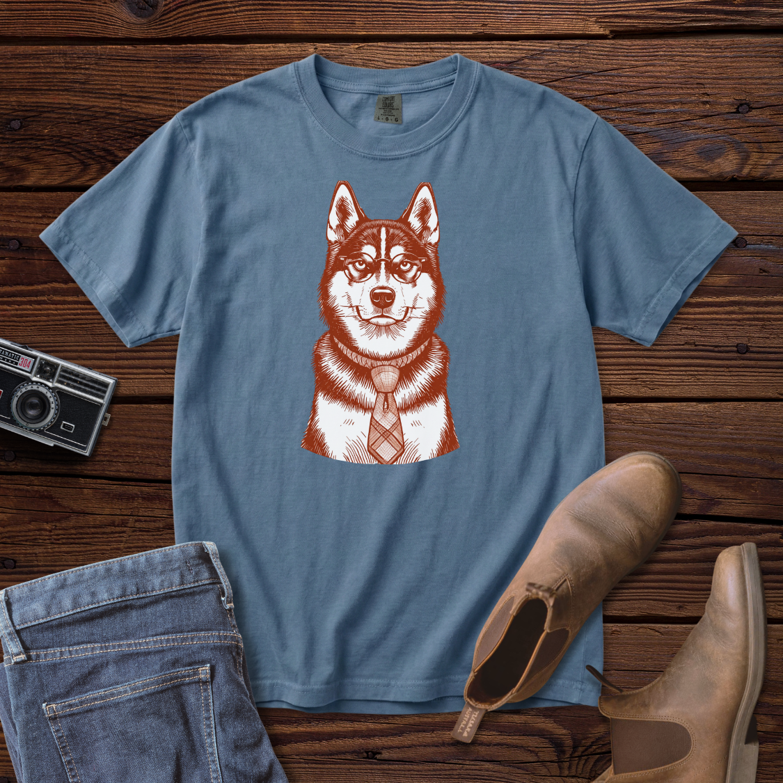 Bookish Husky Tee