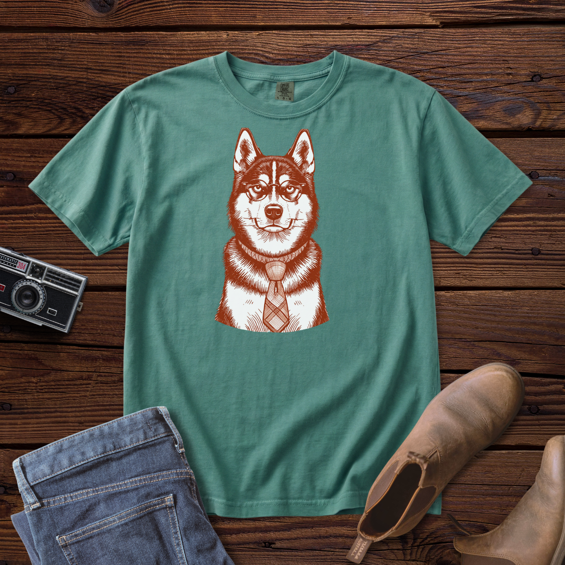 Bookish Husky Tee