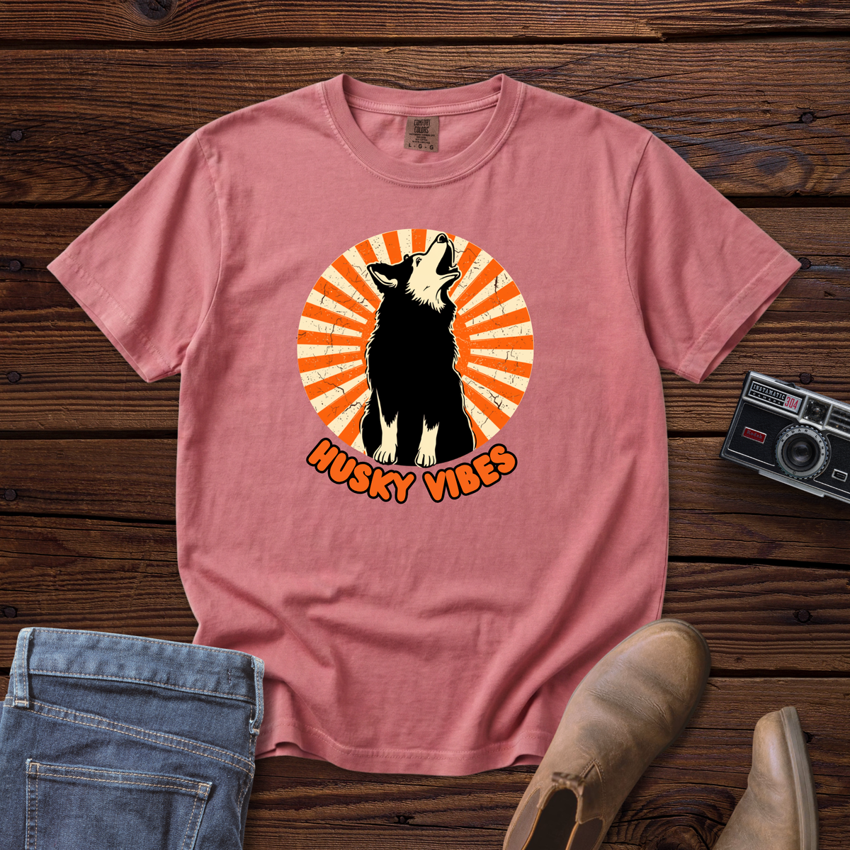 Husky Vibes Retro Tee